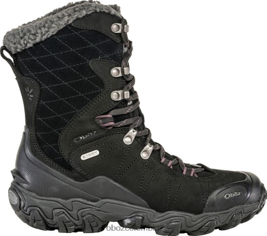 zapatos co Oboz mujer bridger 9 aislado impermeable Mar Negro PV48V4190
