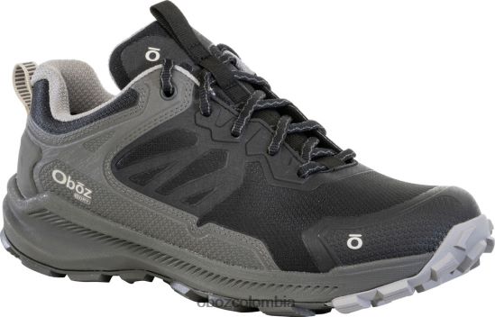 zapatos co Oboz mujer catabático bajo impermeable Mar Negro PV48V499