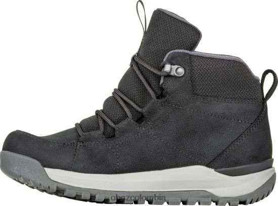 zapatos co Oboz mujer cedro con aislamiento medio impermeable Mar Negro PV48V4180