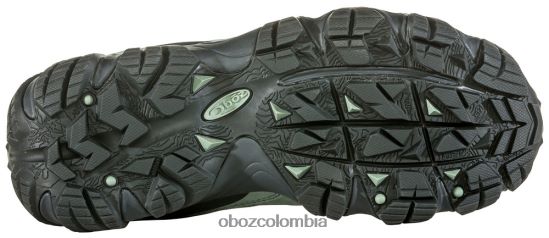 zapatos co Oboz mujer diente de sierra ii medio impermeable musgo pálido PV48V4121