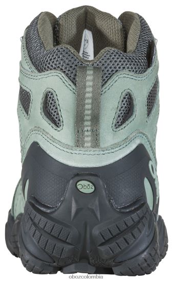 zapatos co Oboz mujer diente de sierra ii medio impermeable musgo pálido PV48V4121