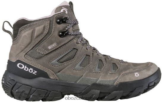 zapatos co Oboz mujer diente de sierra x medio impermeable carbón PV48V4113