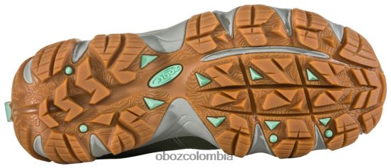 zapatos co Oboz mujer firebrand ii bajo impermeable musgo pálido PV48V4136