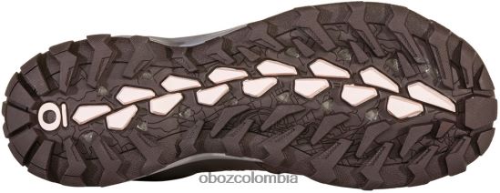 zapatos co Oboz mujer sypes bajo cuero impermeable grano de pimienta PV48V4147