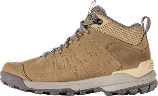 zapatos co Oboz mujer sypes cuero medio impermeable bellota PV48V4140