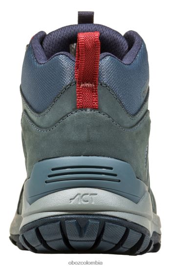 zapatos co Oboz mujer sypes cuero medio impermeable pizarra PV48V4139