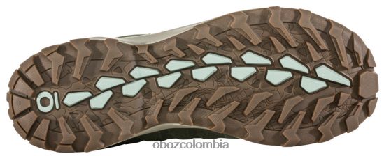 zapatos co Oboz mujer sypes cuero medio impermeable tomillo PV48V4137