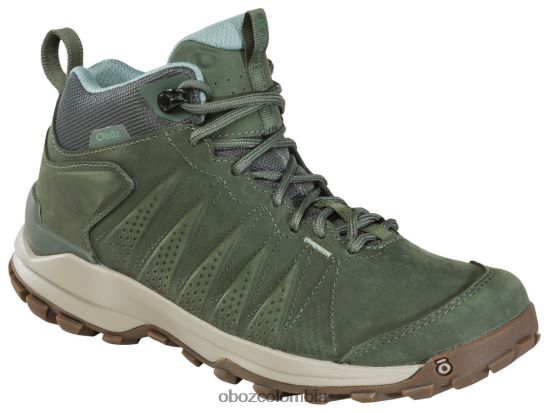 zapatos co Oboz mujer sypes cuero medio impermeable tomillo PV48V4137