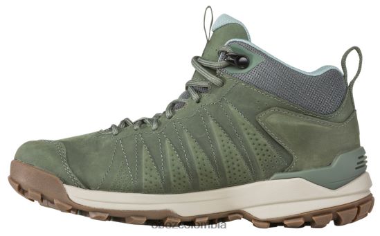 zapatos co Oboz mujer sypes cuero medio impermeable tomillo PV48V4137