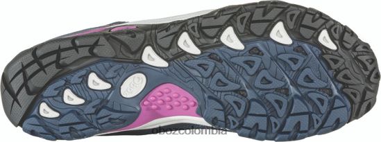 zapatos co Oboz mujer zafiro baja resistencia al agua carbón/bglas PV48V4165
