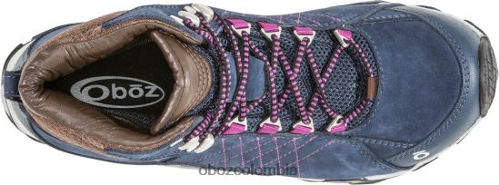 zapatos co Oboz mujer zafiro baja resistencia al agua carbón/bglas PV48V4165