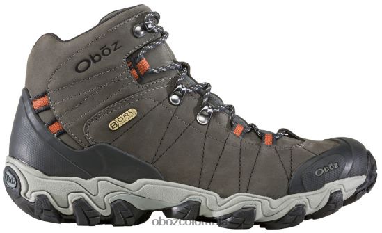 zapatos co Oboz hombres bridger medio impermeable cuervo PV48V436