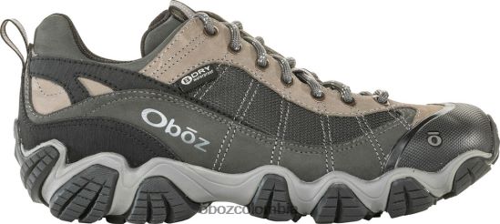 zapatos co Oboz hombres firebrand ii bajo impermeable gris PV48V438